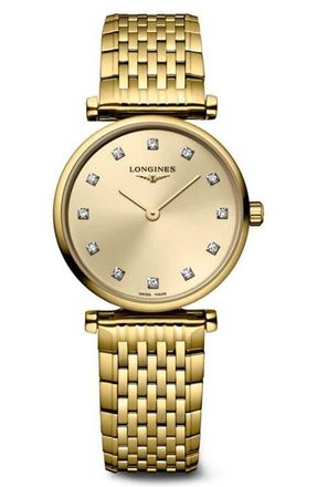 Longines La Grande Classique Bracelet Watch, 24mm in Yellow at Nordstrom