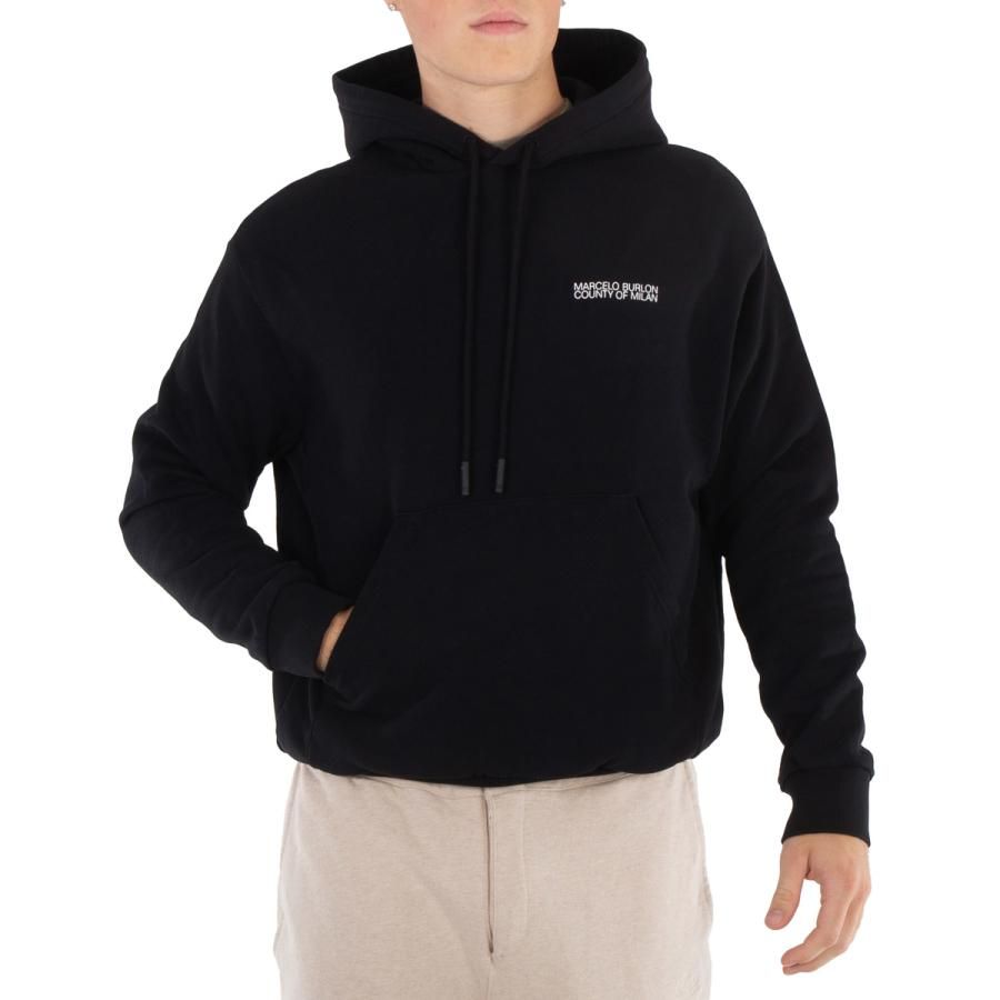 パーカー・フーディ Marcelo Burlon SUNSET CROSS REGULAR SWEATSHIRT Marcelo Burlon Hoodies, male, Orange, Size: L Sunset Cross