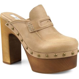 Zigi Soho Jiggy Platform Clog in Natural Leather at Nordstrom, Size 10