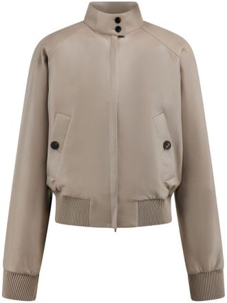 Ferragamo Bomber crop - Grigio