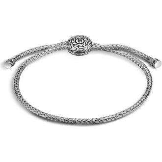John Hardy Classic Chain Slider Bracelet in Silver at Nordstrom Rack, Size Medium