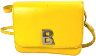 Balenciaga Tweedehands leren schoudertassen - Dames - Vintage Schoudertas - Geel - ONE Size - Vintage