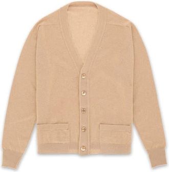 Fortela Lynch Cashmere Cardigan in Beige at Nordstrom, Size X-Large Eu