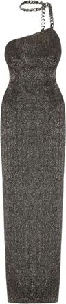Tom Ford Abito lungo con decorazione - Argento