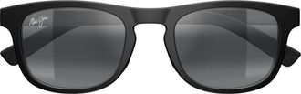 Maui Jim 50mm Polarized Gradient Square Sunglasses in Black at Nordstrom