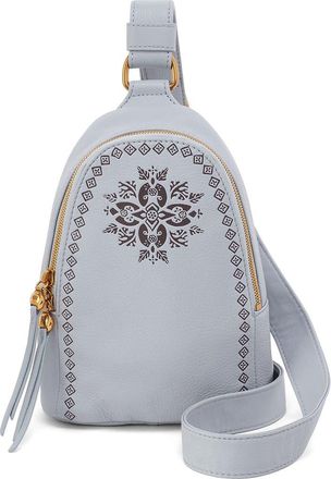 Hobo Fern Leather Sling Bag in Blue Pearl at Nordstrom