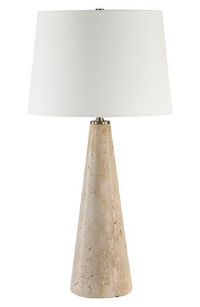 RENWIL Almeria Travertine Table Lamp at Nordstrom