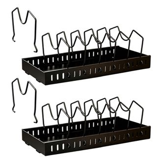 OEM Pr&aacute;ctico Estante Para Utensilios De Cocina - Negro