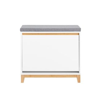 SoBuy Banco zapatero para pasillo con 1 hoja abatible y 1 coj&iacute;n