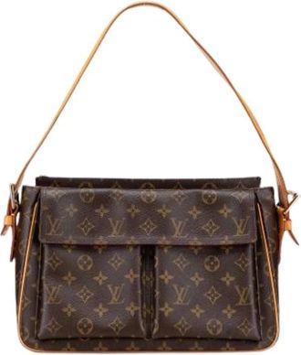 Louis Vuitton Pre-owned Shoulder Bags, female, Brown, Size: ONE SIZE Pre-owned Canvas Shoulder Bag