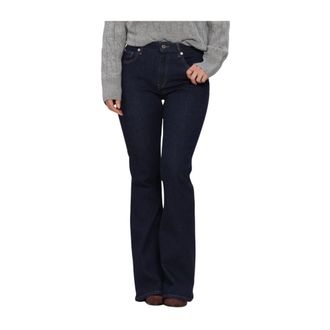 Tommy Hilfiger Luna Mid Rise Flare Essential - Dames - Jeans - Blauw - Maat: W30 L32 Katoen