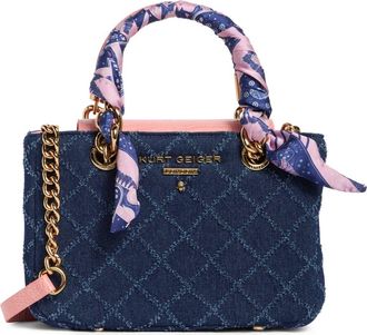Kurt Geiger Brixton Scarf Shoulder Bag in Navy at Nordstrom Rack