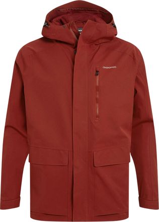 Craghoppers Mens Lorton II Waterproof Jacket (Red Jasper) - Navy/Red - Size Small