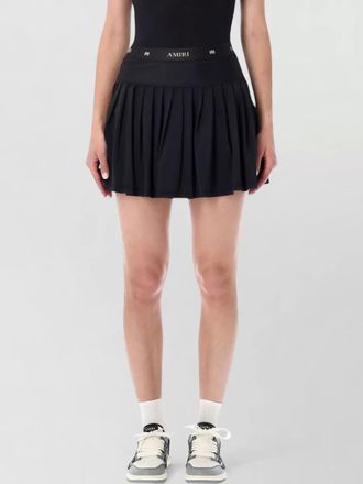 Amiri pleated sport mini skirt stretch design