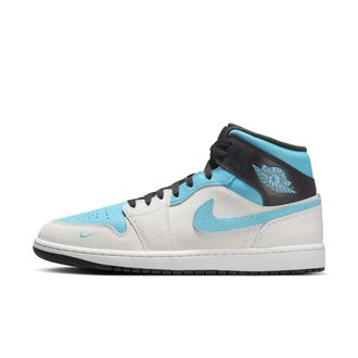 Nike Jordan Mens Air Jordan 1 Mid SE Shoes in White | IM6567-121