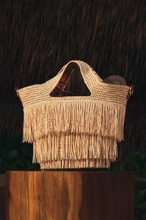 Sensi Studio Fringes Oval Bag