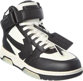 Off-white Out Of Office Leather Mid-Top Sneaker