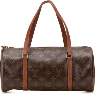 Louis Vuitton Pre-owned Womens Papillon Handbag Monogram - Brown Textile - One Size