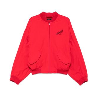 Willy Chavarria Heren, Jassen, Rood, Maat: S Polyamide