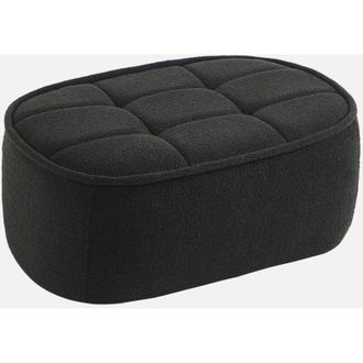 Sweeek Puff, Reposapi&eacute;s Para Sill&oacute;n Boni De 1 Plaza, Boni, Negro, 91x63x40 Cm