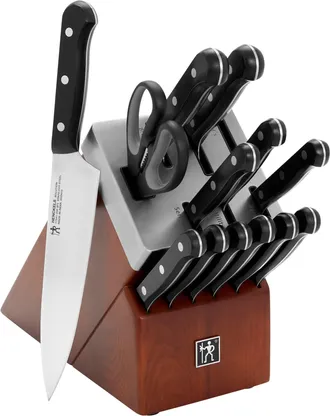 J.A. Henckels International Solution Self-Sharpening Knife Block Set