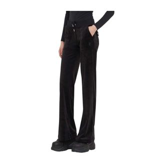 Juicy Couture Pantaloni in ciniglia - - Trousers - Donna - Nero - L