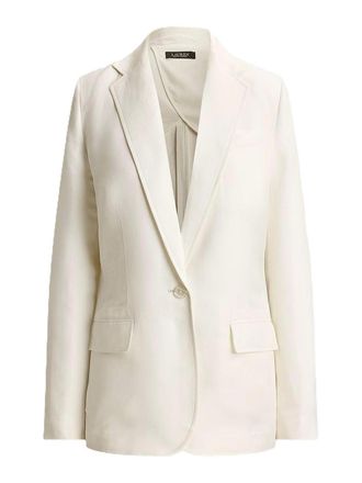Lauren Ralph Lauren Woven-blazer/sport coat-lt drapy linen visc