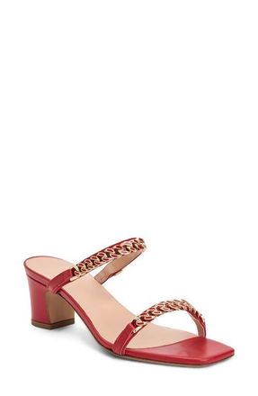 Bruno Magli Elisa Slide Sandal in Berry Nappa at Nordstrom, Size 10.5