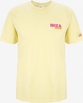 MC2 Saint Barth Kurz&auml;rmeliges T-Shirt aus Baumwolle Ibiza Addicted