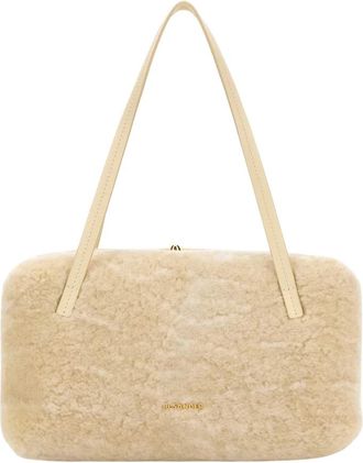 Jil Sander Goji Pillow Schoudertas - Dames - Schoudertassen - Beige - ONE Size - Tassen