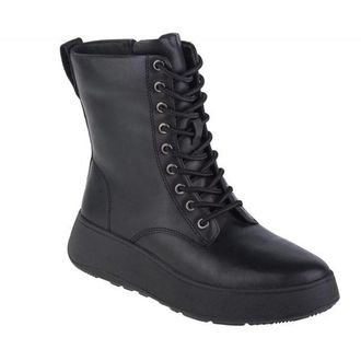 FitFlop Fit Flop Dames/Dames F-Mode Leren Enkellaarsjes (Zwart)