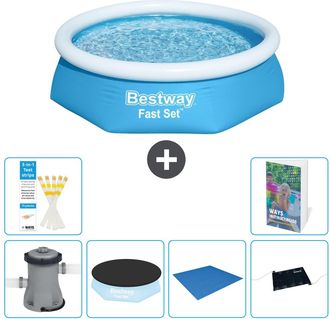 Bestway Piscina Bestway Fast Set Redonda - 244x61 Cm - 7-piezas S214