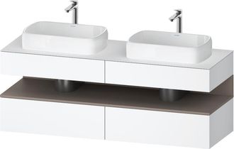 Duravit Qatego Consola Mueble Bajo Lavabo, 2 Extensiones, 2 - Duravit