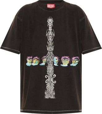 Diesel T-Boxt-R4 T-shirt - men - Cotton - S - Black