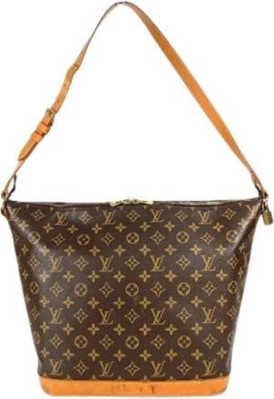 Louis Vuitton Pre-owned Bucket Bags, female, Brown, Size: ONE SIZE Pre-owned Bucket Bag