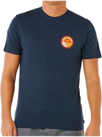 Rip Curl Pacific Rinse Stacked Tee T-Shirt f&uuml;r Herren | blau