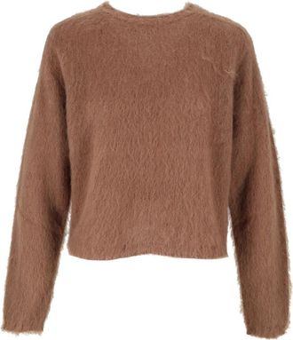 Max Mara Maglia-Canottiera-Top Campale - Knitwear - Mujer - Marr&oacute;n - XS