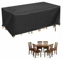 OEM Funda Para Mesa De Jard&iacute;n, Funda Rectangular Impermeable Para Muebles De Jard&iacute;n, Funda Protectora Duradera Resistente A Los Rayos Uv, 250x110x90cm, Ne