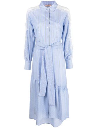 Twin-Set Chemisier a righe - Blu