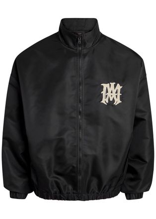 Amiri Hollywood Logo-appliqu&eacute;d Jacket - Black - XL