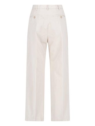 Aspesi Womens Trousers Cream Cotton