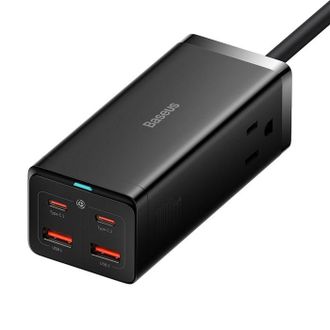 OEM Cargador/cable De Alimentaci&oacute;n Gan3 Pro 100 W - Baseus (pszm000201) - Negro