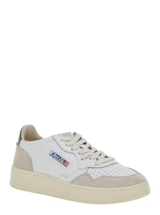 Autry Womens Low Top Sneakers Medalist White Leather Trainers