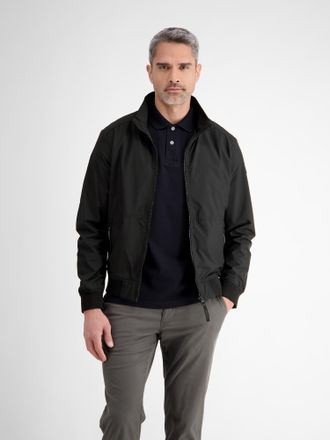 Lerros Blouson LERROS LERROS Wind- und wasserabweisender Herren Blouson, Herren, Gr. XXL, schwarz, 100% Polyester, Jacken Blouson, Wasser- und windabweisend,