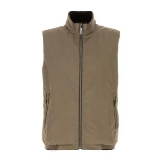 Moorer Vests, male, Brown, Size: S Fioresi Reversible Jacket
