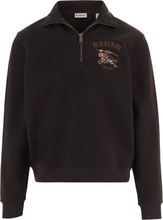 Burberry Dark Brown Logo Sweater