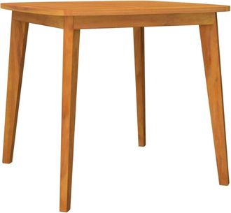 vidaXL Garden Table 85x85x75 cm Solid Wood Acacia vidaXL