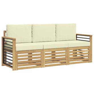 vidaXL Juegos De Sof&aacute;s Madera De Acacia S&oacute;lida Vidaxl
