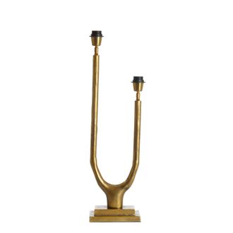 Light & Living L&aacute;mpara De Mesa - Gavi - Bronce - Metal - - Light&living