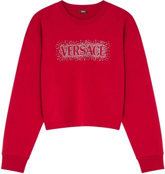 Versace Felpa Cielo Stellato - Rosso